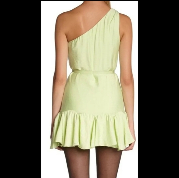 BCBGeneration Melon One Shoulder Dress 2 NWT - Picture 13 of 15